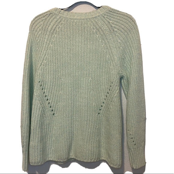 Gap Chunky Knit Sweater Pastel Green NWT Medium - Picture 4 of 7